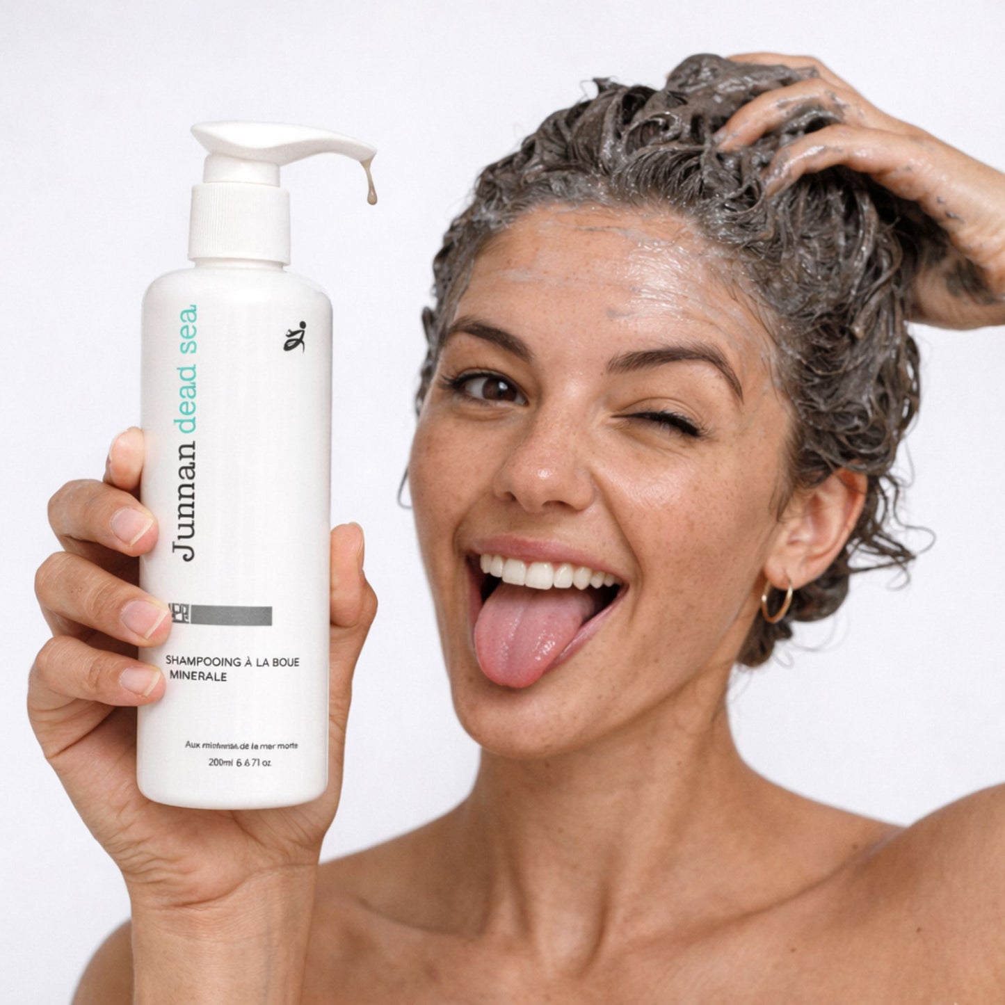 Shampooing à la Boue Minérale – Enrichi en Minéraux de la Mer Morte