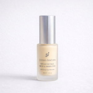 Sérum Visage, Cou & Contour des Yeux – Riche en Minéraux de la Mer Morte