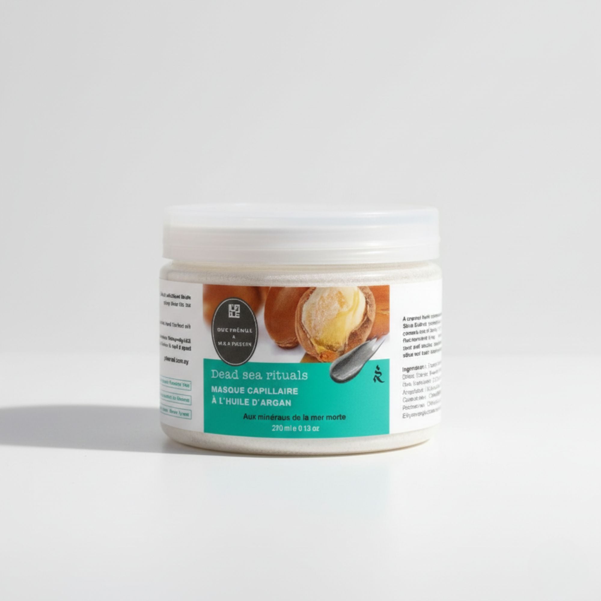 Masque Capillaire à l’Huile d’Argan – Enrichi en Minéraux de la Mer Morte