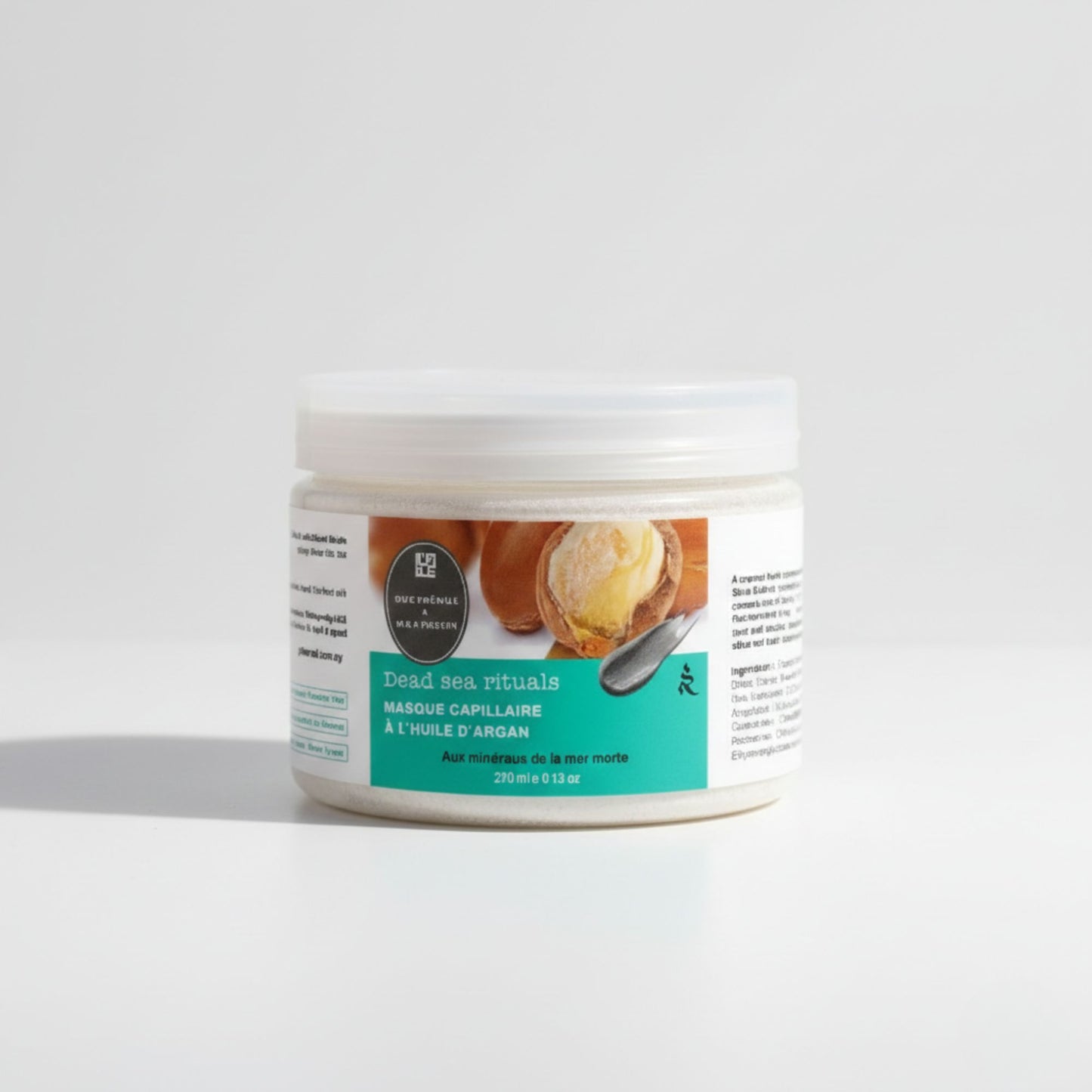 Masque Capillaire à l’Huile d’Argan – Enrichi en Minéraux de la Mer Morte