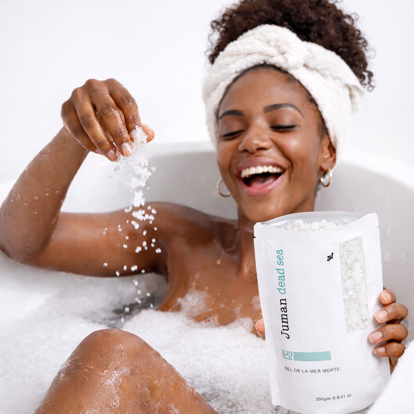 Cristaux de Bain aux Sels de la Mer Morte