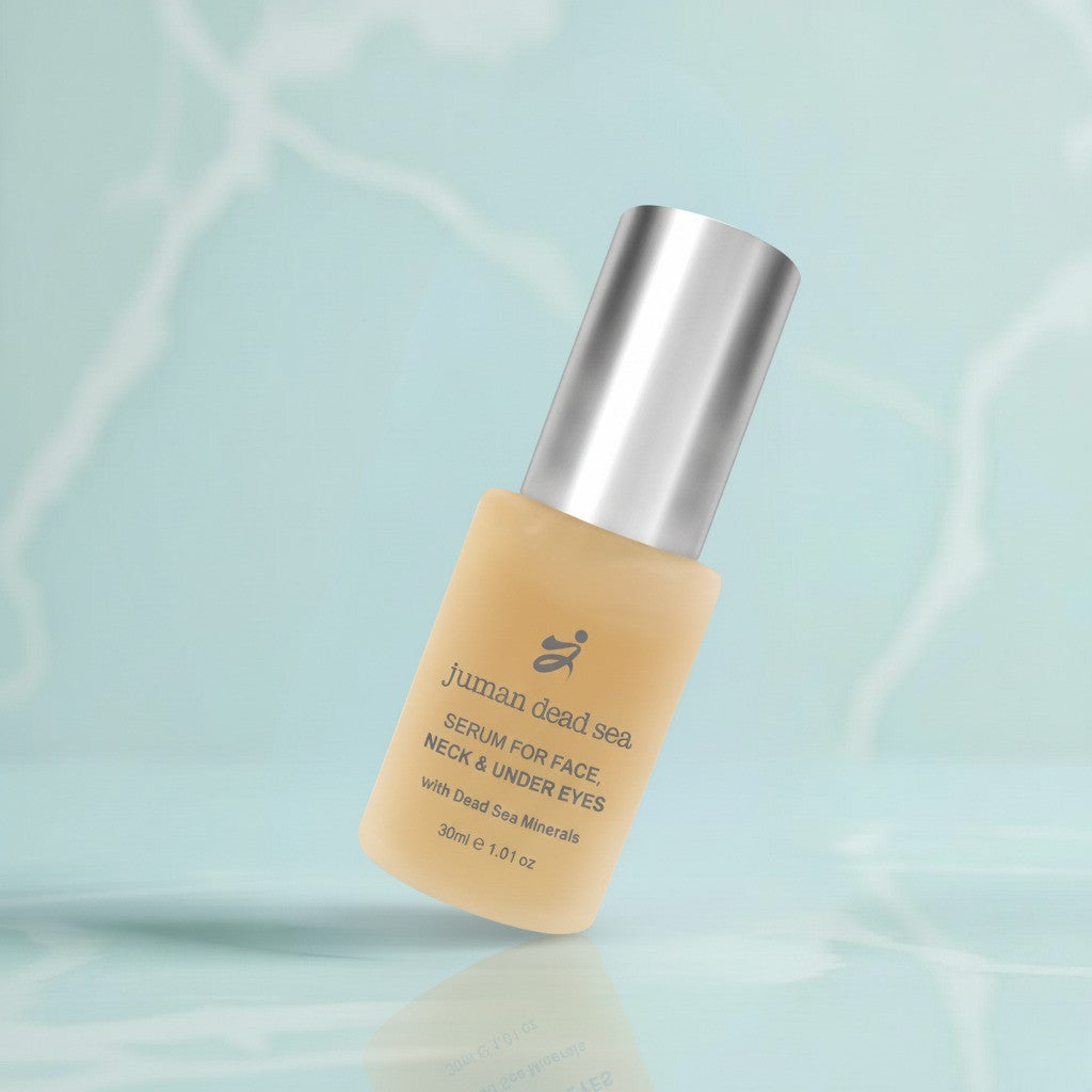 Sérum Visage, Cou & Contour des Yeux – Riche en Minéraux de la Mer Morte
