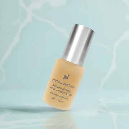Sérum Visage, Cou & Contour des Yeux – Riche en Minéraux de la Mer Morte